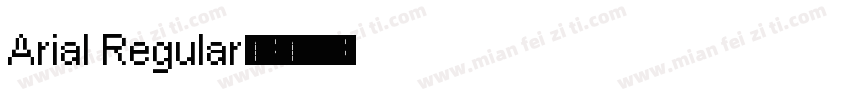 Arial Regular字体字体转换